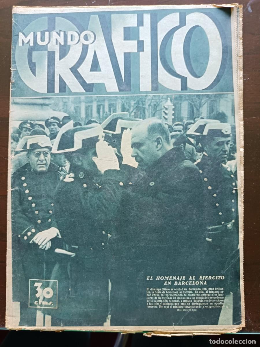 Sammeln von Zeitschriften und Zeitungen: MUNDO GR&Aacute;FICO- REVISTA POPULAR ILUSTRADA-N&ordm;-1212- 1935