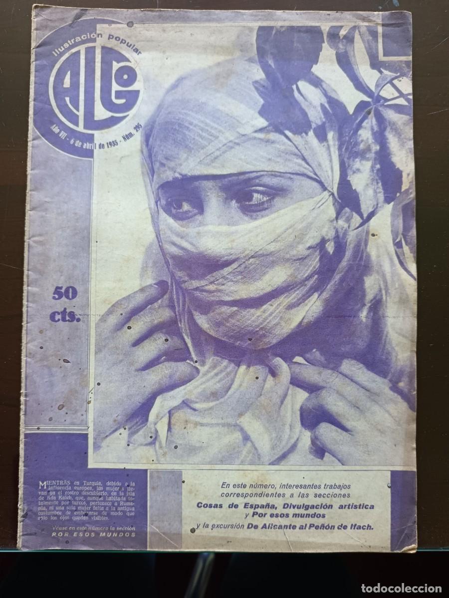 Sammeln von Zeitschriften und Zeitungen: ALGO- ILUSTRACI&Oacute;N POPULAR-N&ordm;-295- 1935