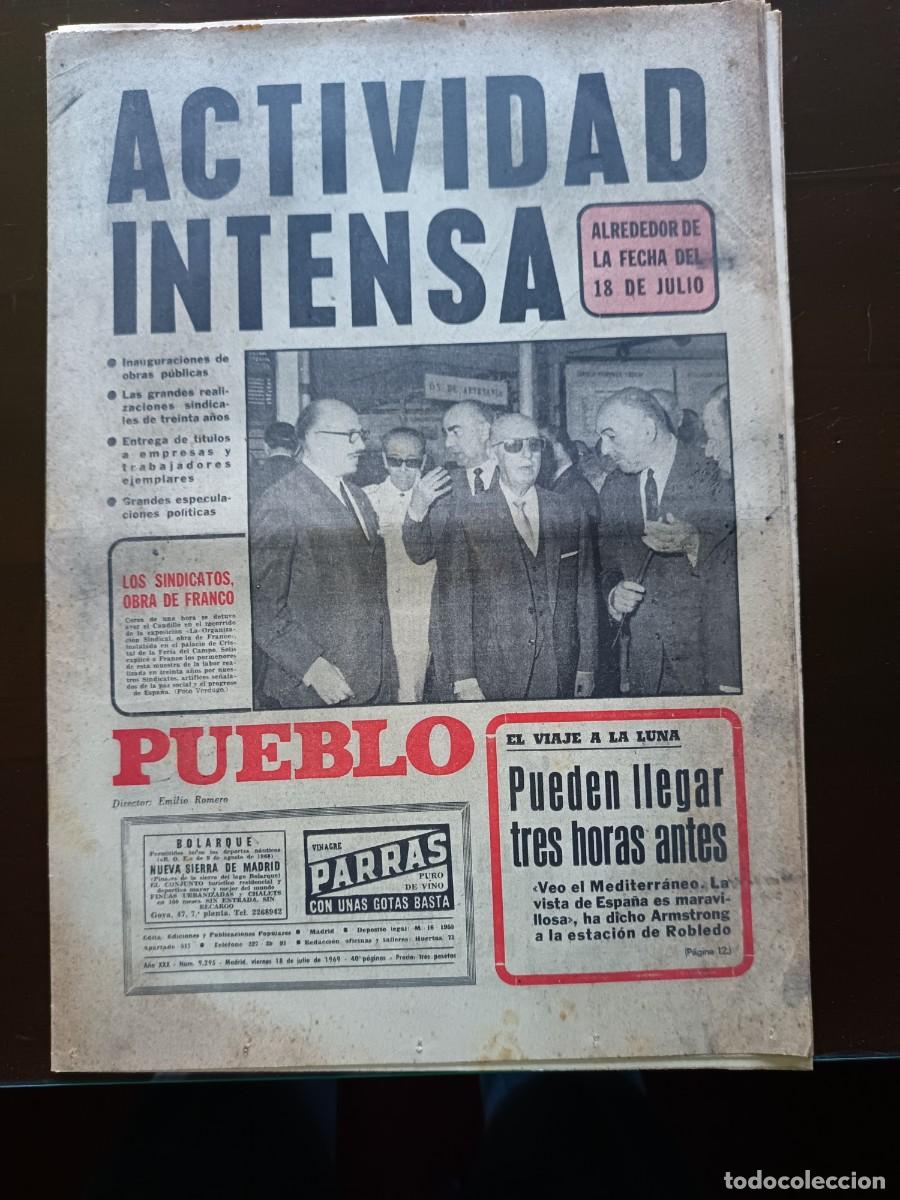 Collezionismo di Riviste e Giornali: PUEBLO - N&Uacute;MERO-9295 - 1969