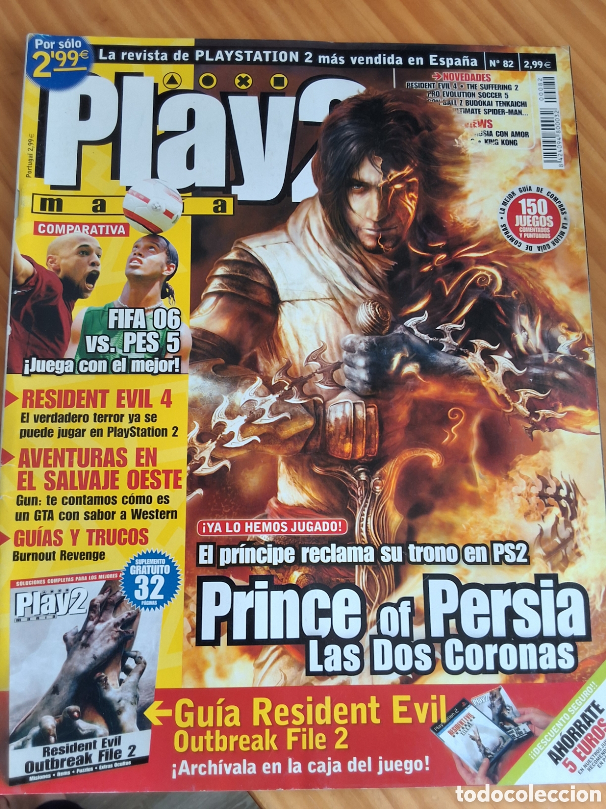 Coleccionismo de Revistas y Peri&oacute;dicos: Play mania revista consolas n&uacute;mero 82 a&ntilde;o 2006/1 incluye gu&iacute;a Resident Evil