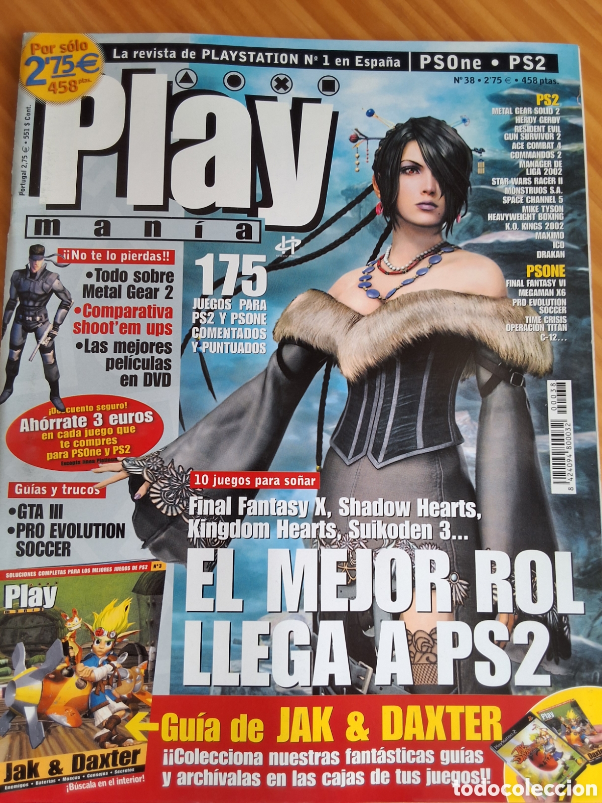 Colecionismo de Revistas e Jornais: Play mania revista consolas n&uacute;mero 38 a&ntilde;o 2002/5 incluye gu&iacute;a Jak Dexter