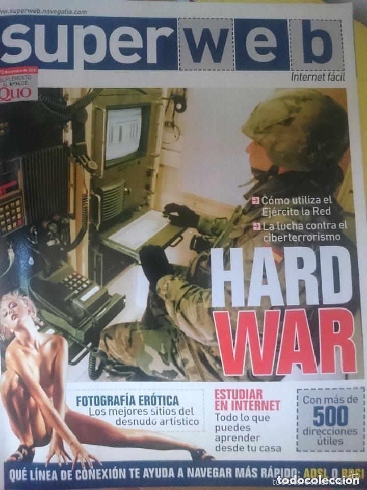 Coleccionismo de Revistas y Peri&oacute;dicos: SUPERWEB - INTERNET FACIL - SUPLEMENTO AL N 74 DE LA REVISTA QUO -NOVIEMBRE 2001