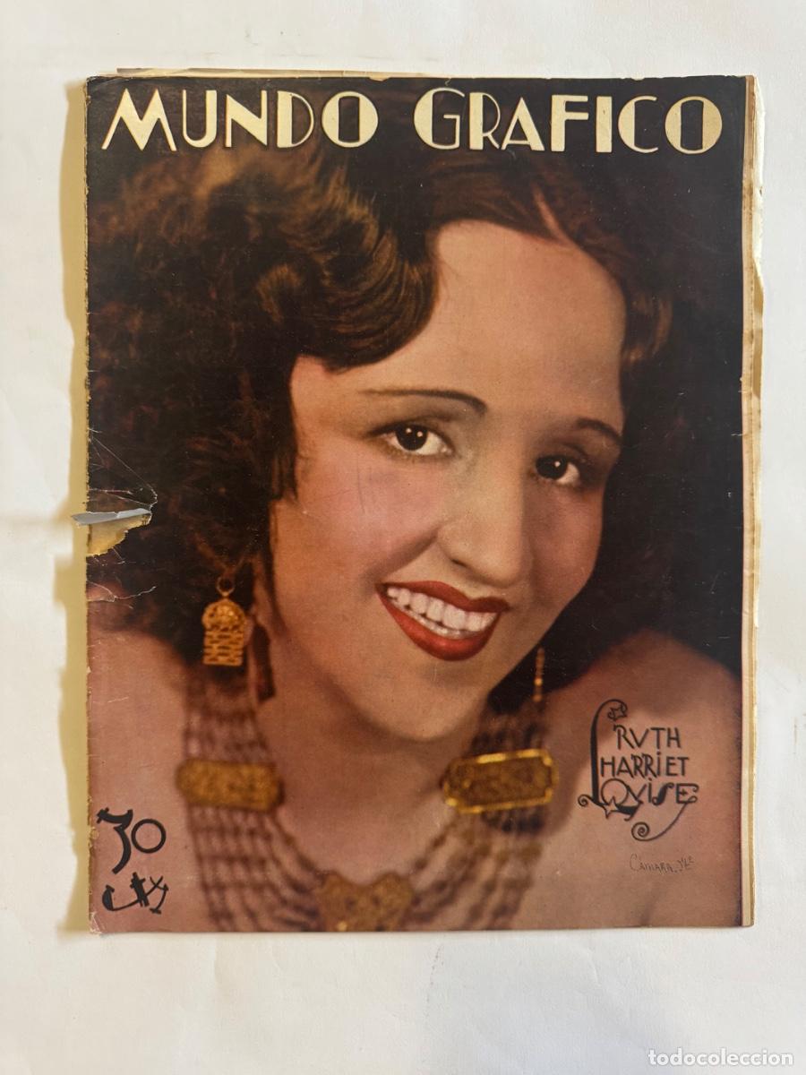 Coleccionismo de Revistas y Peri&oacute;dicos: Revista Mundo Grafico, A&ntilde;o 1929, Ruth Harriet, Pompeya, El Ferrol