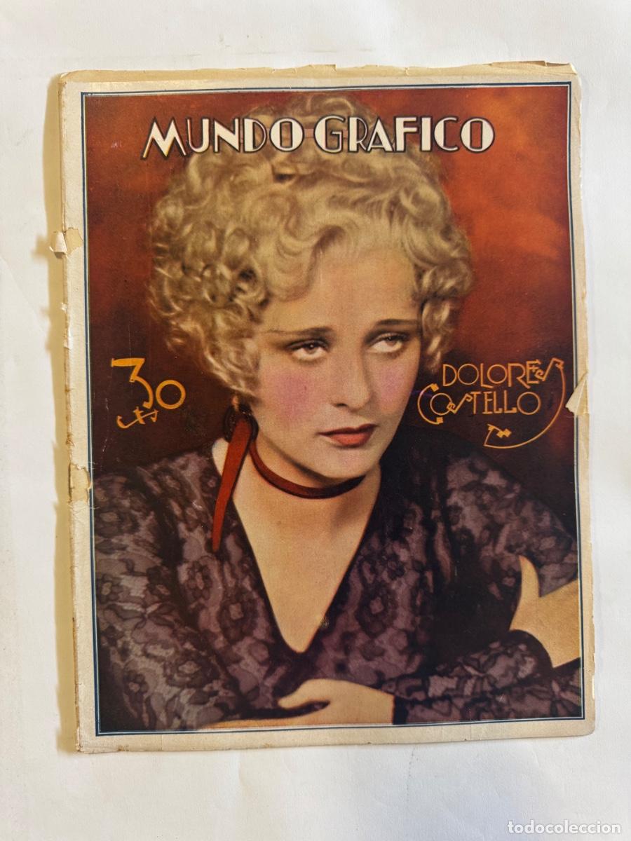 Coleccionismo de Revistas y Peri&oacute;dicos: Revista Mundo Grafico, A&ntilde;o 1929, Dolores Castello, Bruselas, Jaen