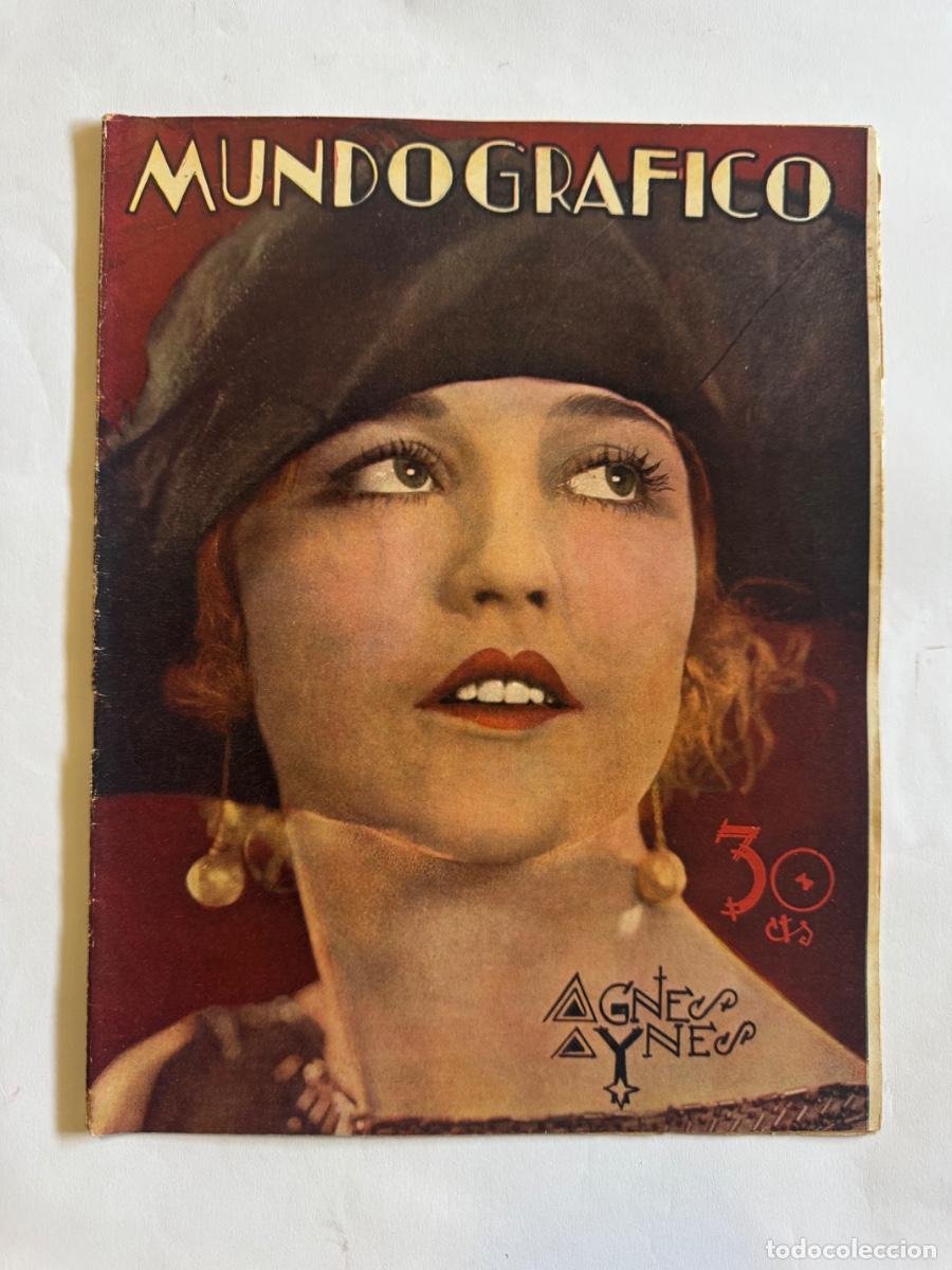 Coleccionismo de Revistas y Peri&oacute;dicos: Revista Mundo Grafico, A&ntilde;o 1929, Agnes Aynes, Bilbao, Vallecas