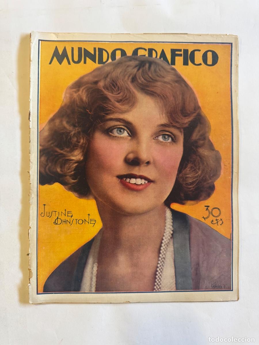 Coleccionismo de Revistas y Peri&oacute;dicos: Revista Mundo Grafico, A&ntilde;o 1929, Justine Jhonstone, Ceuta, Colon