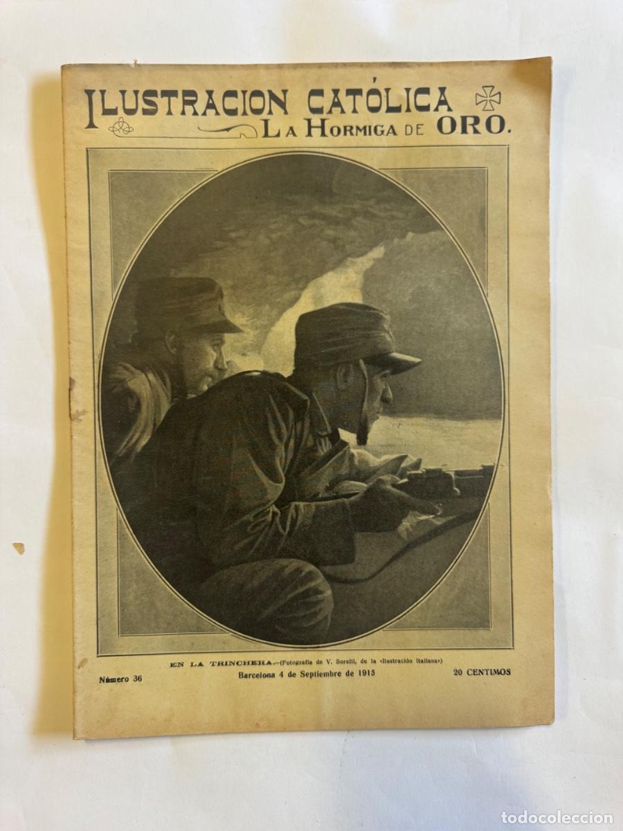 Coleccionismo de Revistas y Peri&oacute;dicos: Revista La Hormiga de Oro, A&ntilde;o 1915, Valencia, Guerra, Alemanes, Rusos
