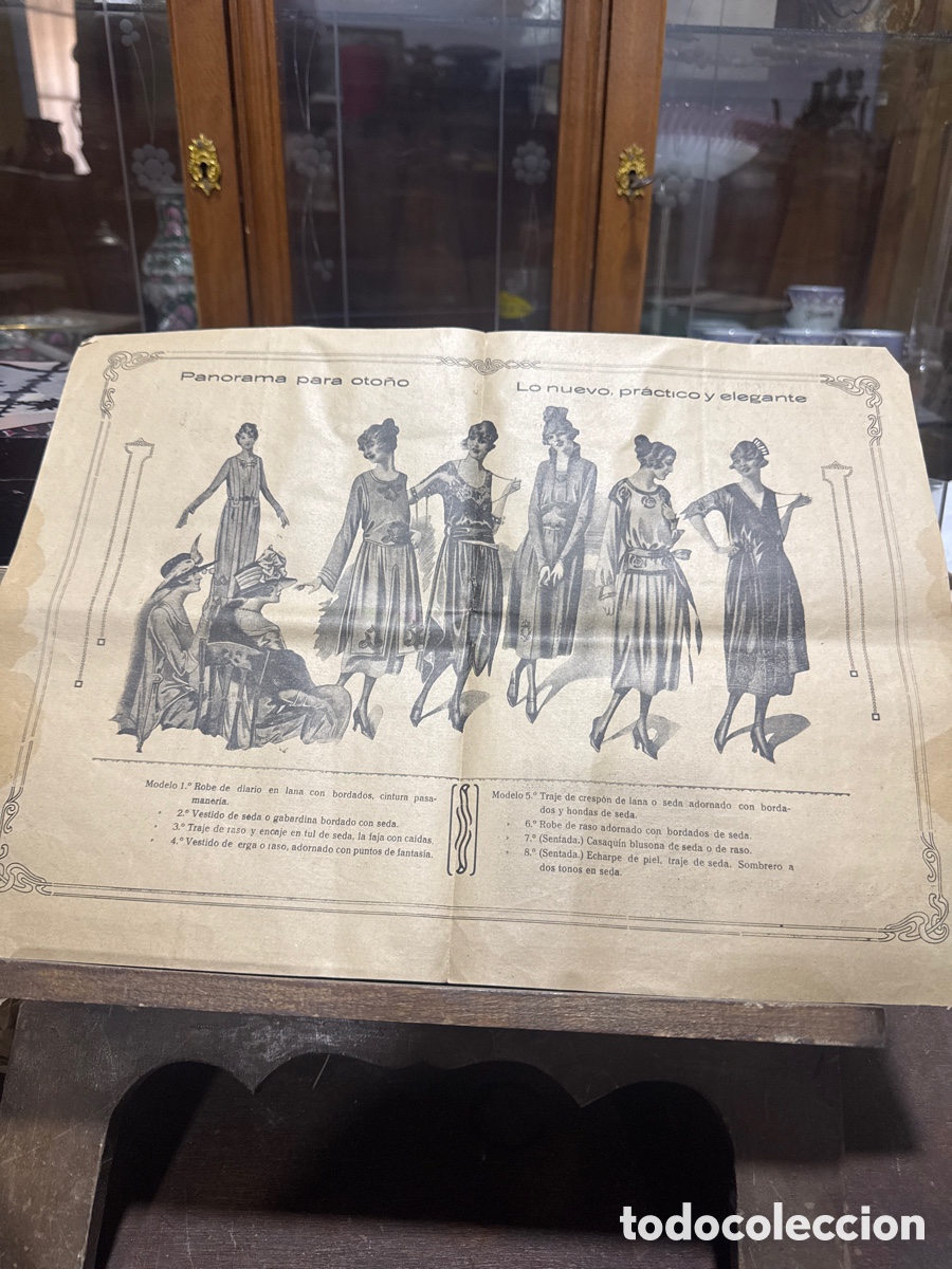Coleccionismo de Revistas y Peri&oacute;dicos: Revista de moda, la moda pr&aacute;ctica 1921