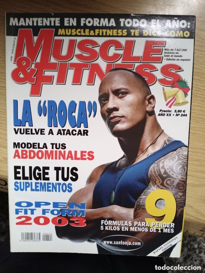 Collection Magazines and Newspapers: MUSCLE AND FITNESS N 244 -CON LA ROCA - THE ROCK -febrero 2004