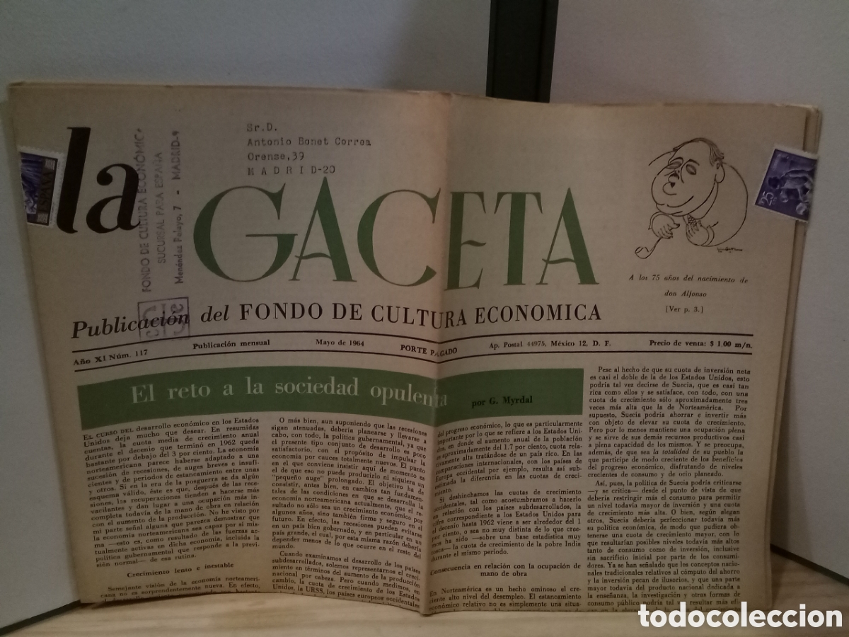 Collection Magazines and Newspapers: GACETA - A&ntilde;o XI, N&uacute;m. 117, Mayo de 1964