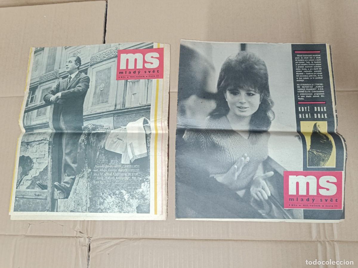 Sammeln von Zeitschriften und Zeitungen: LOTE 2 ANTIGUAS REVISTAS CHECOSLOVACAS, MLADY SVET, 1965, CESKOSLOVENSKO -P15