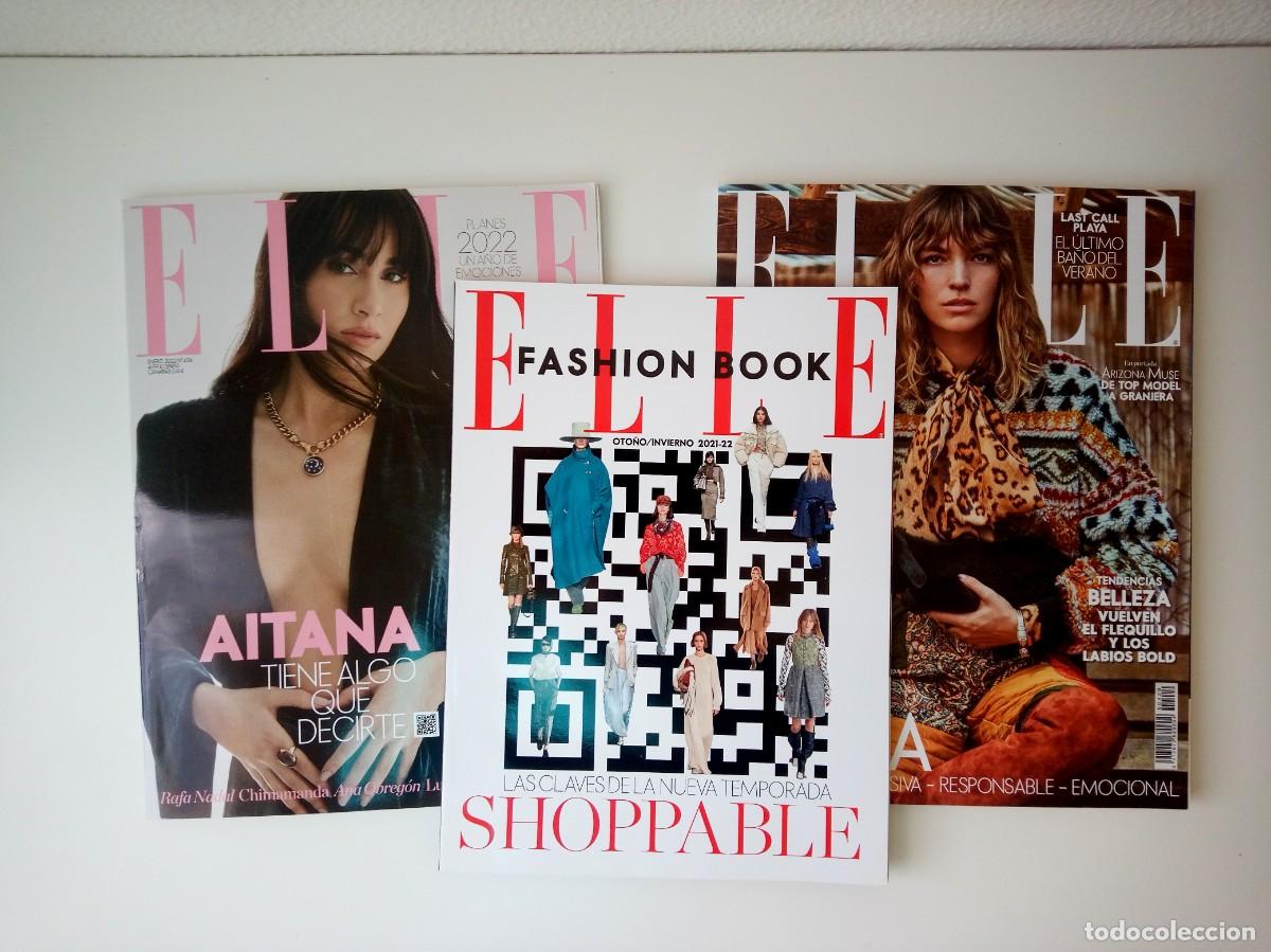 Coleccionismo de Revistas y Peri&oacute;dicos: LOTE DE DOS REVISTAS ELLE Y UN SUPLEMENTO DE MODA