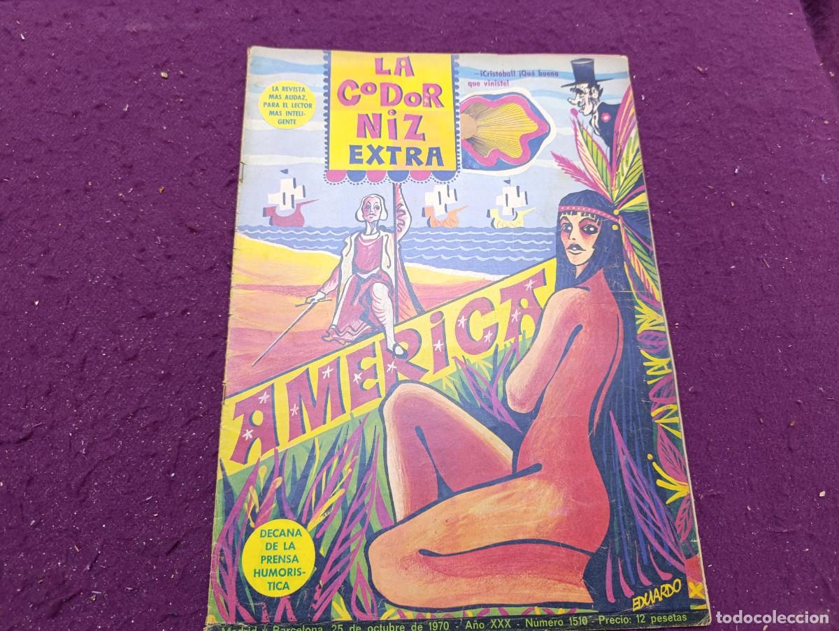 Collezionismo di Riviste e Giornali: Revista La Codorniz, Especial o Extra, Am&eacute;rica, 1970, unos 38 x 28 cms.