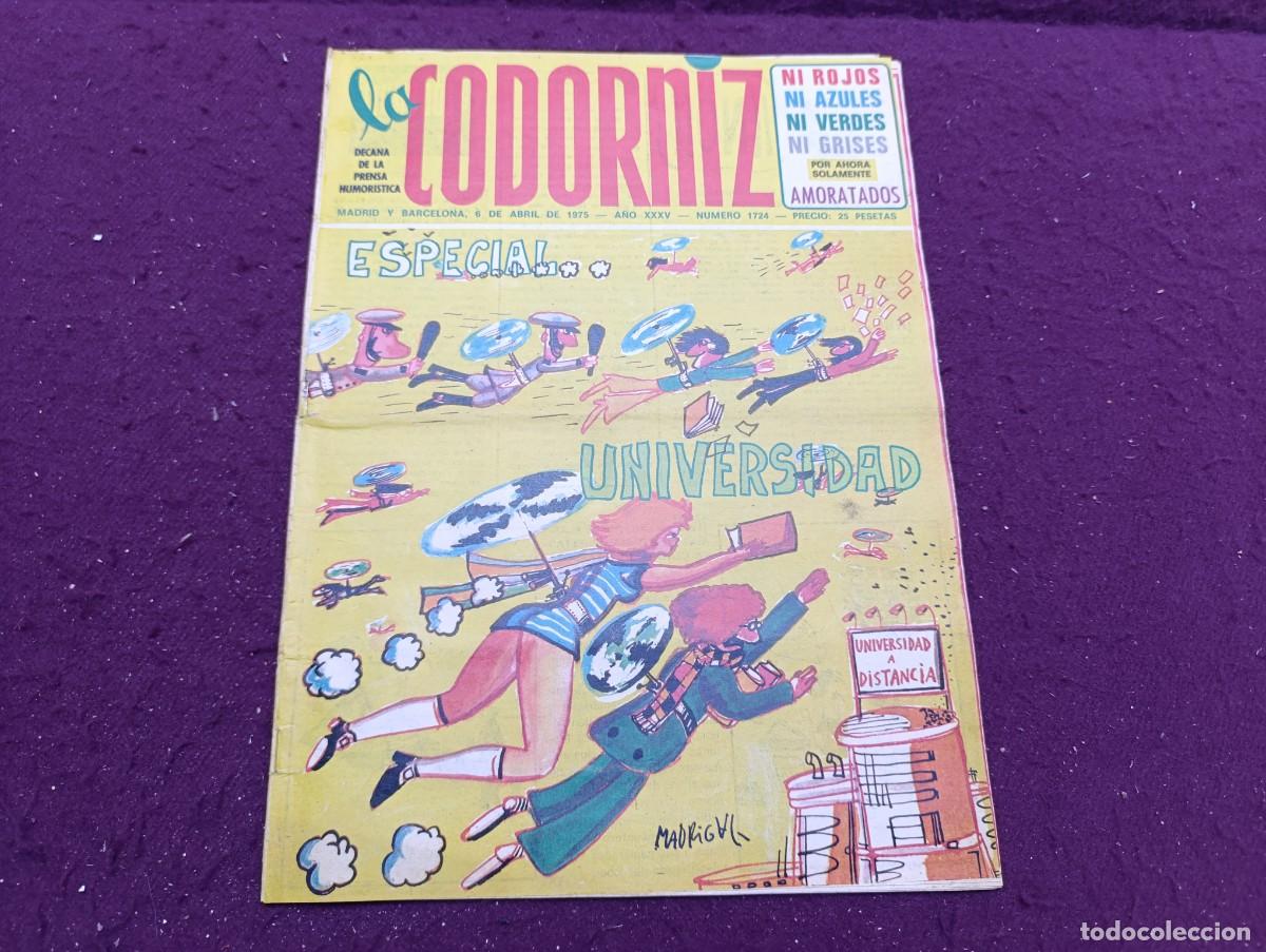 Collection Magazines and Newspapers: Revista La Codorniz, Especial o Extra, Universidad, 1975, unos 38 x 28 cms.