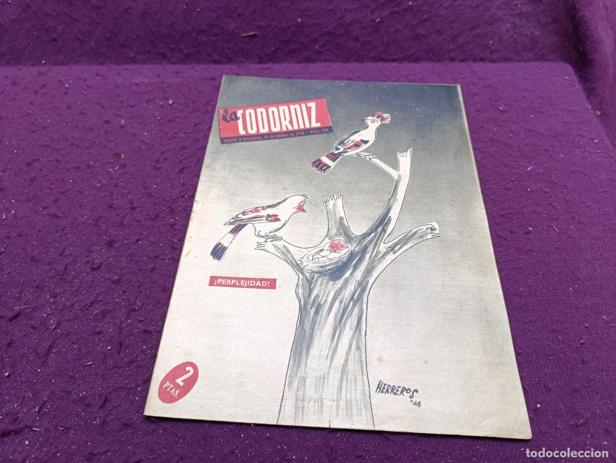 Collezionismo di Riviste e Giornali: Revista La Codorniz, Perplejidad, 1948, unos 38 x 28 cms.