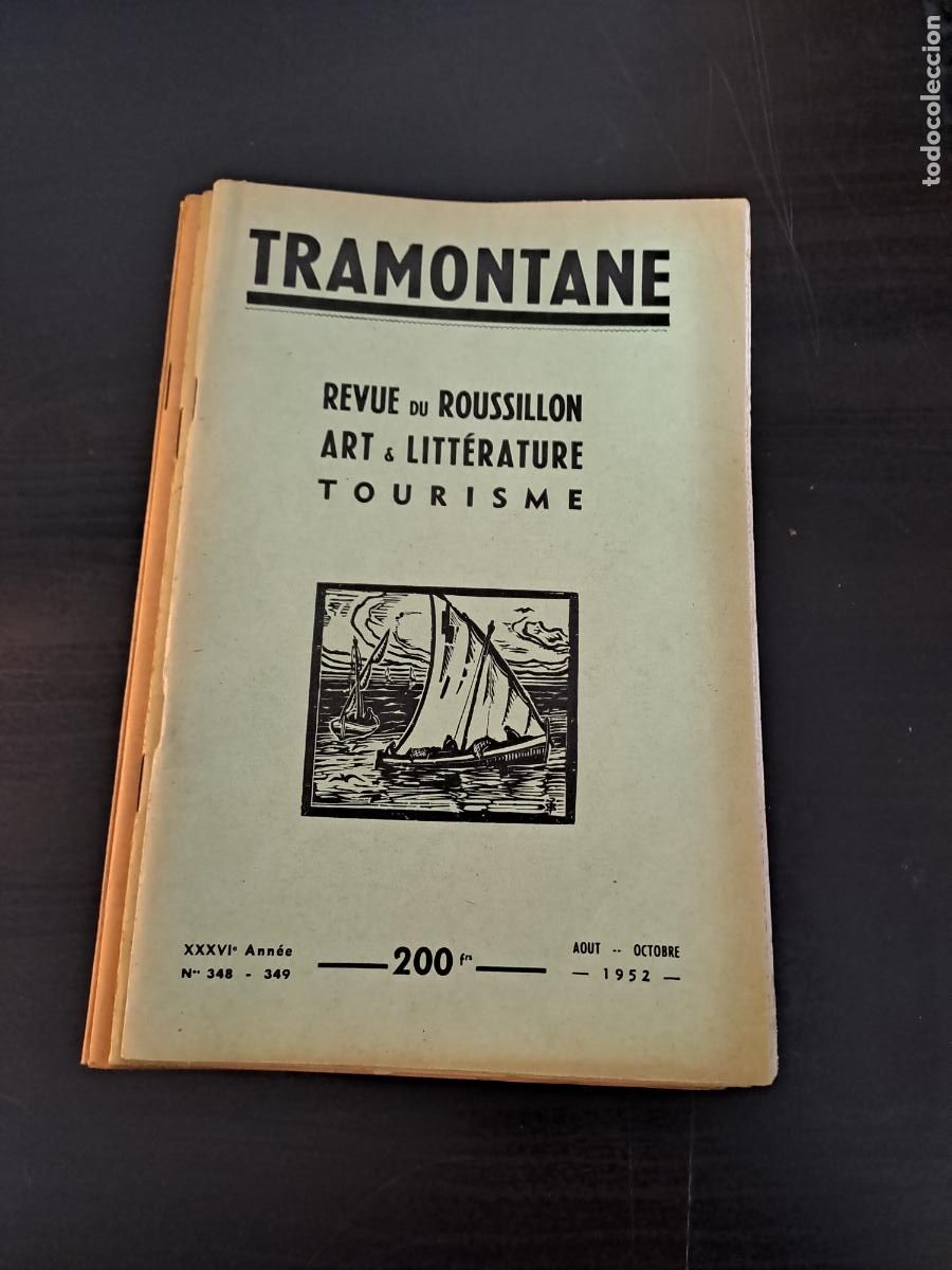 Coleccionismo de Revistas y Peri&oacute;dicos: CATALUNYA NORD-TRAMONTANE REVUE DU ROUSSILLON-ART LITERATURE TOURISME-ANYS 1951/1962