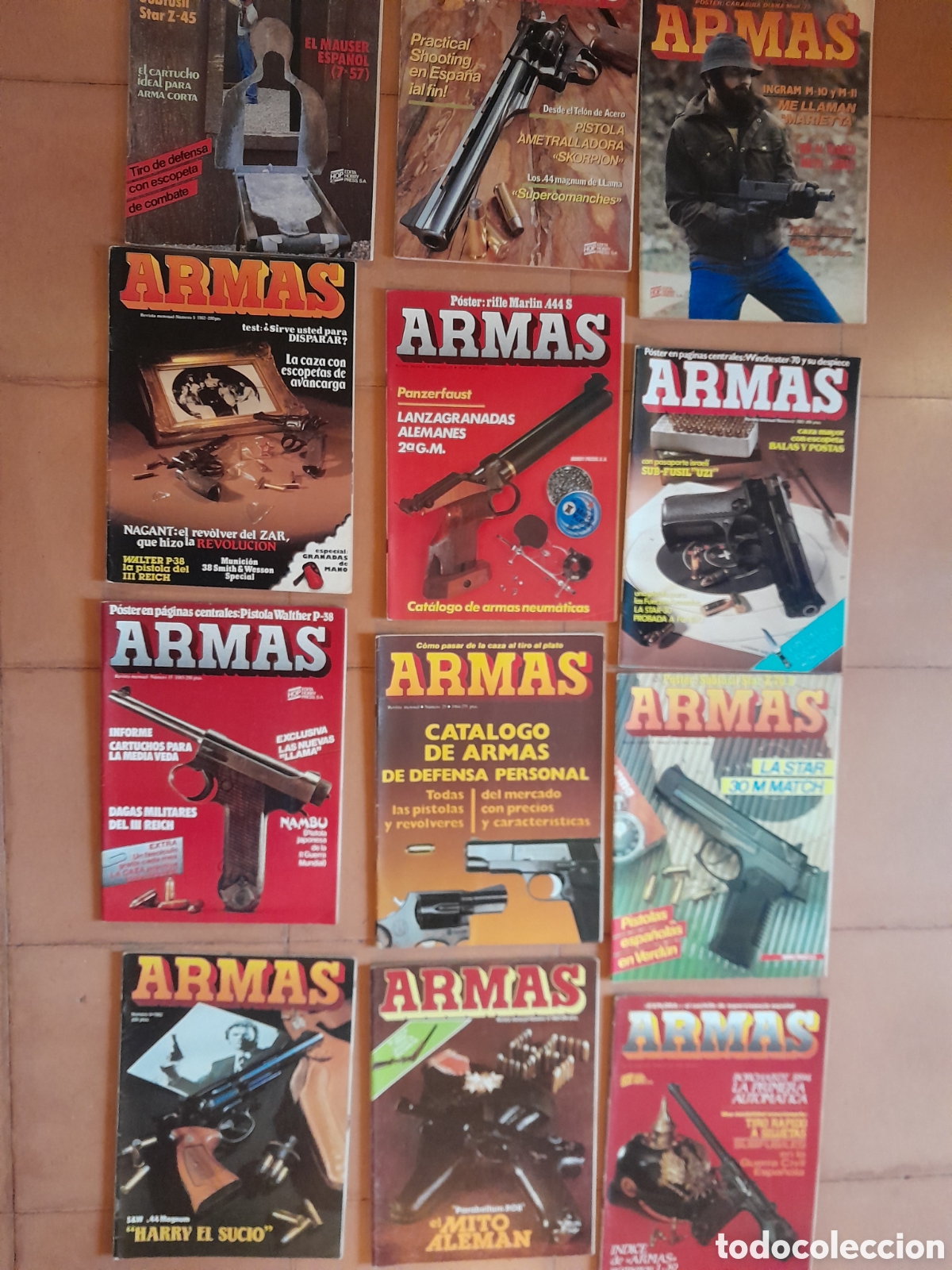 Sammeln von Zeitschriften und Zeitungen: Lote de 12 revistas Armas de pricipios de los 80