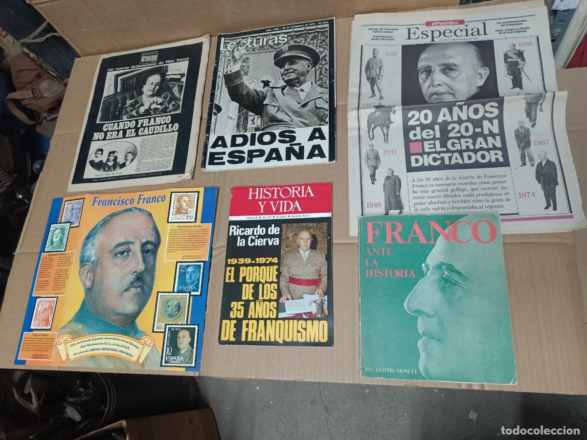 Collection Magazines and Newspapers: LOTE 6 REVISTAS Y LIBROS, ESPECIALES BIOGRAFIA, MUERTE GENERALISIMO FRANCISCO FRANCO. TRANSICION P15