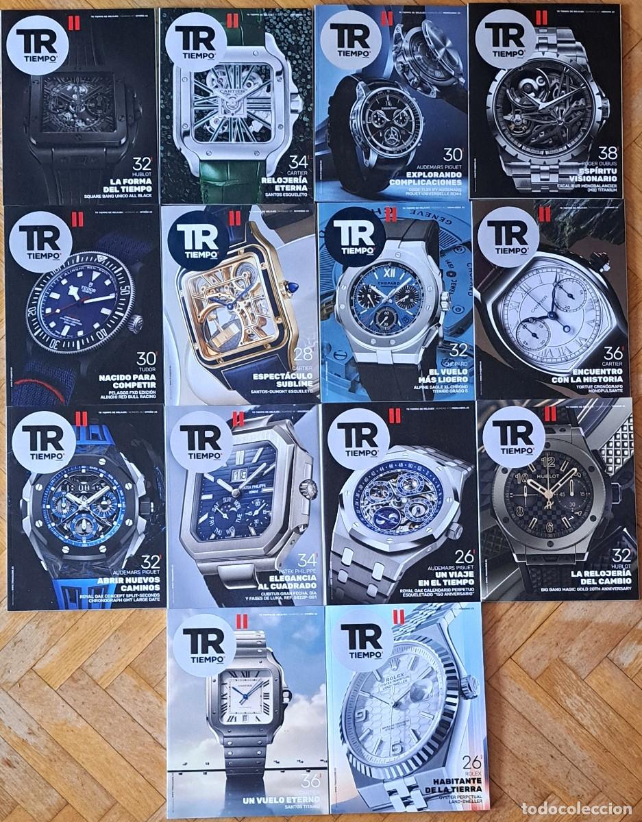 Collectionnisme de Revues et Journaux: LOTE 14 REVISTAS TR TIEMPO - TIEMPO DE RELOJES (OTO&Ntilde;O 2022 A INVIERNO 2025). PERFECTO ESTADO.