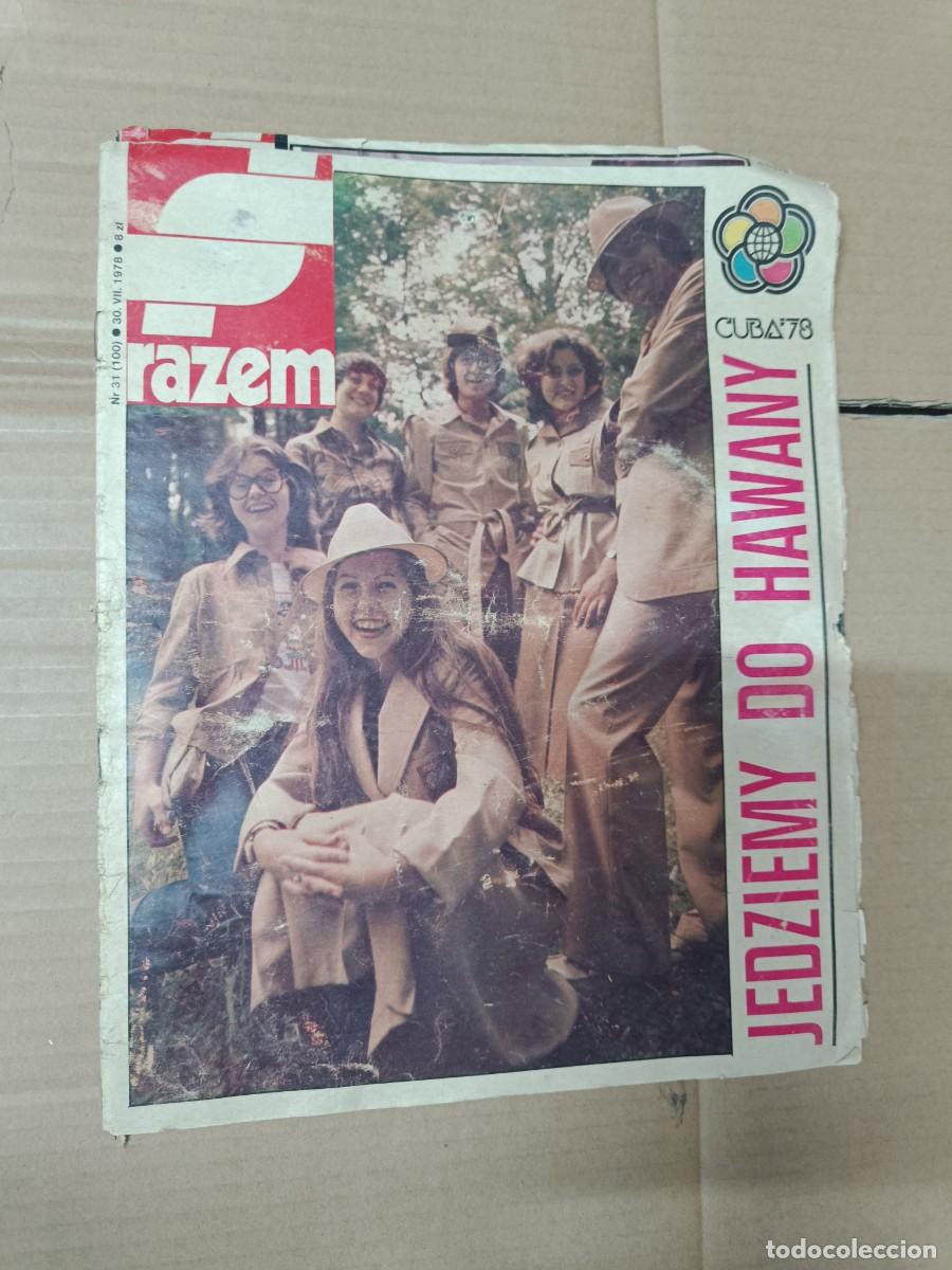 Coleccionismo de Revistas y Peri&oacute;dicos: ANTIGUA REVISTA COMUNISTA POLACA, RAZEM, JEDZIEMY DO HAWANY, ESPECIAL VIAJE A CUBA 1978 -P15