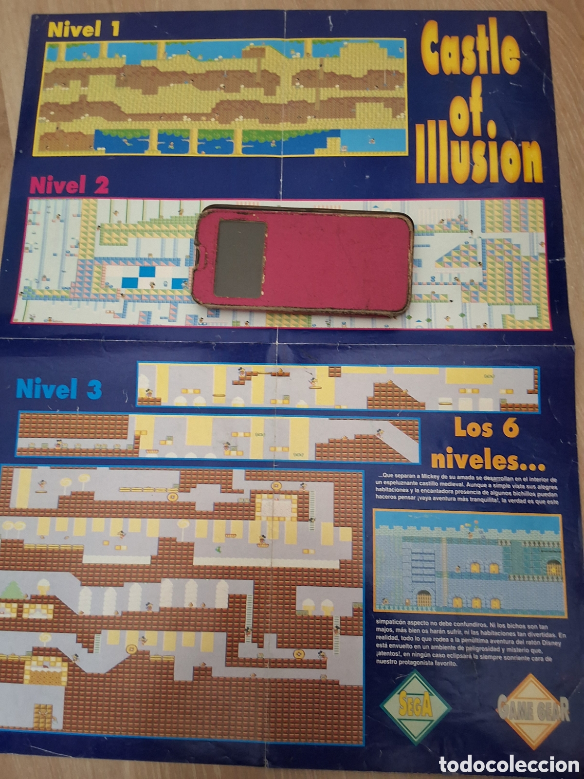 Coleccionismo de Revistas y Peri&oacute;dicos: Hobby consolas poster mapa revista castle of illusion