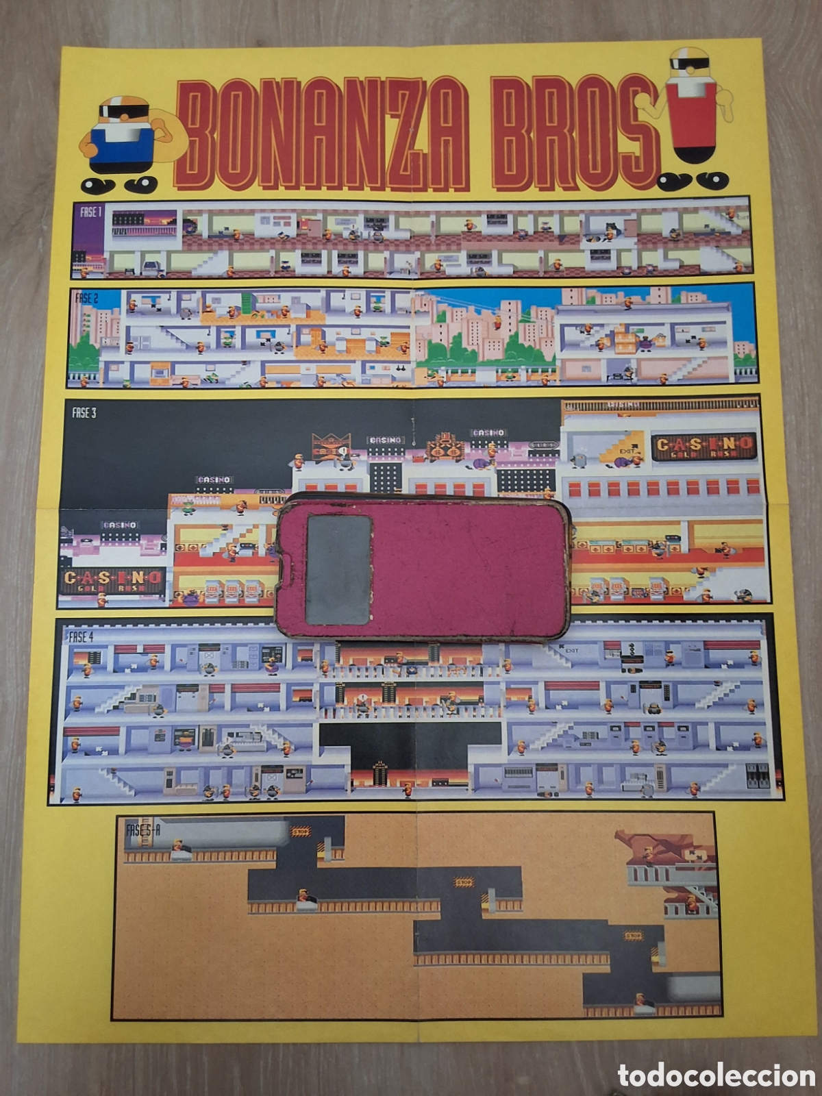 Coleccionismo de Revistas y Peri&oacute;dicos: Hobby consolas poster mapa guia revista bonanza bros