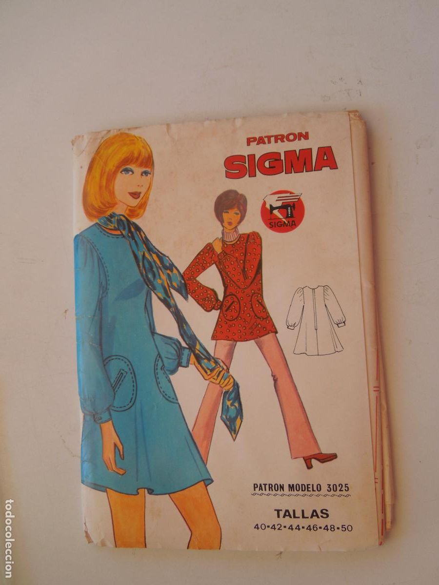 Coleccionismo de Revistas y Peri&oacute;dicos: PATRON SIGMA - PATROM MODELO 3025 - TALLAS 40-42-44-46-48-50