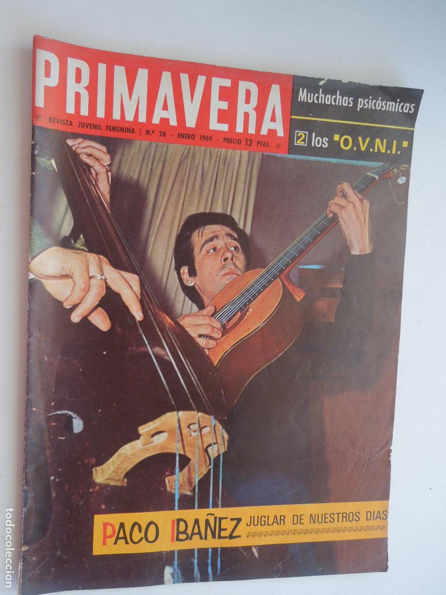Coleccionismo de Revistas y Peri&oacute;dicos: PRIMAVERA REVISTA JUVENIL N&ordm; 89- ENERO 1969 -PACO IBA&Ntilde;EZ - JUGLAR DE NUESTROS DIAS