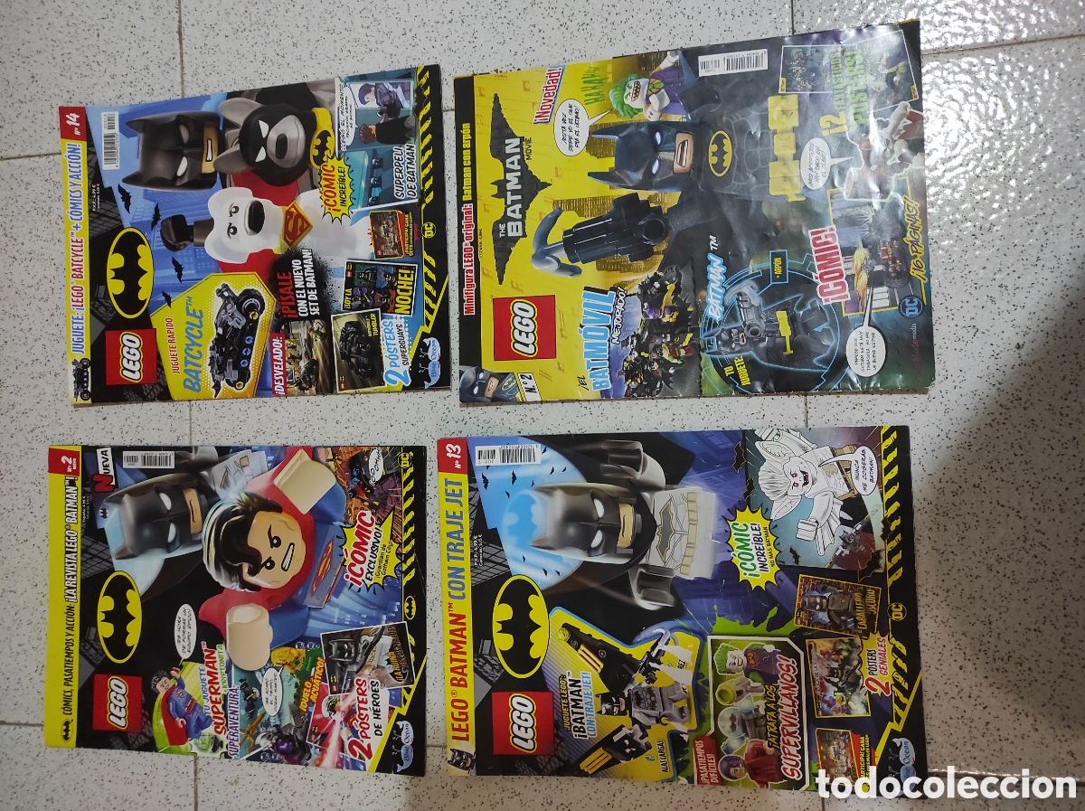 Coleccionismo de Revistas y Peri&oacute;dicos: Lote 4 revistas lego Batman buen estado