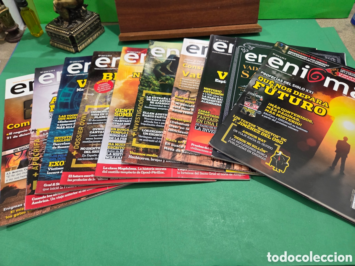 Coleccionismo de Revistas y Peri&oacute;dicos: LOTE DE 10 REVISTAS...&rdquo;&rdquo;ENIGMAS&rdquo;&rdquo;.....