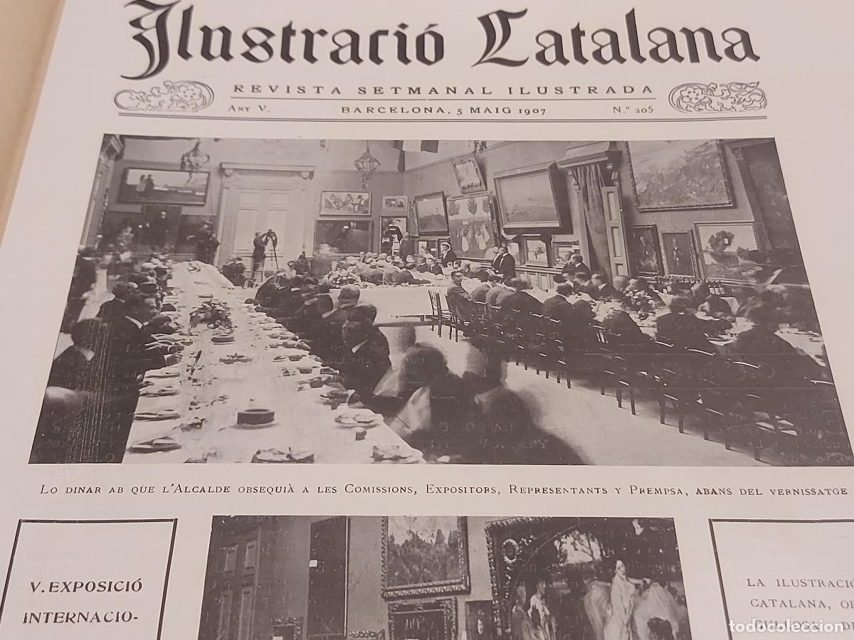 Coleccionismo de Revistas y Peri&oacute;dicos: A&Ntilde;O 1907 !! ILUSTRACI&Oacute; CATALANA / 205 / INTERESANTES ART&Iacute;CULOS Y FOTOGRAF&Iacute;AS / NUEVA