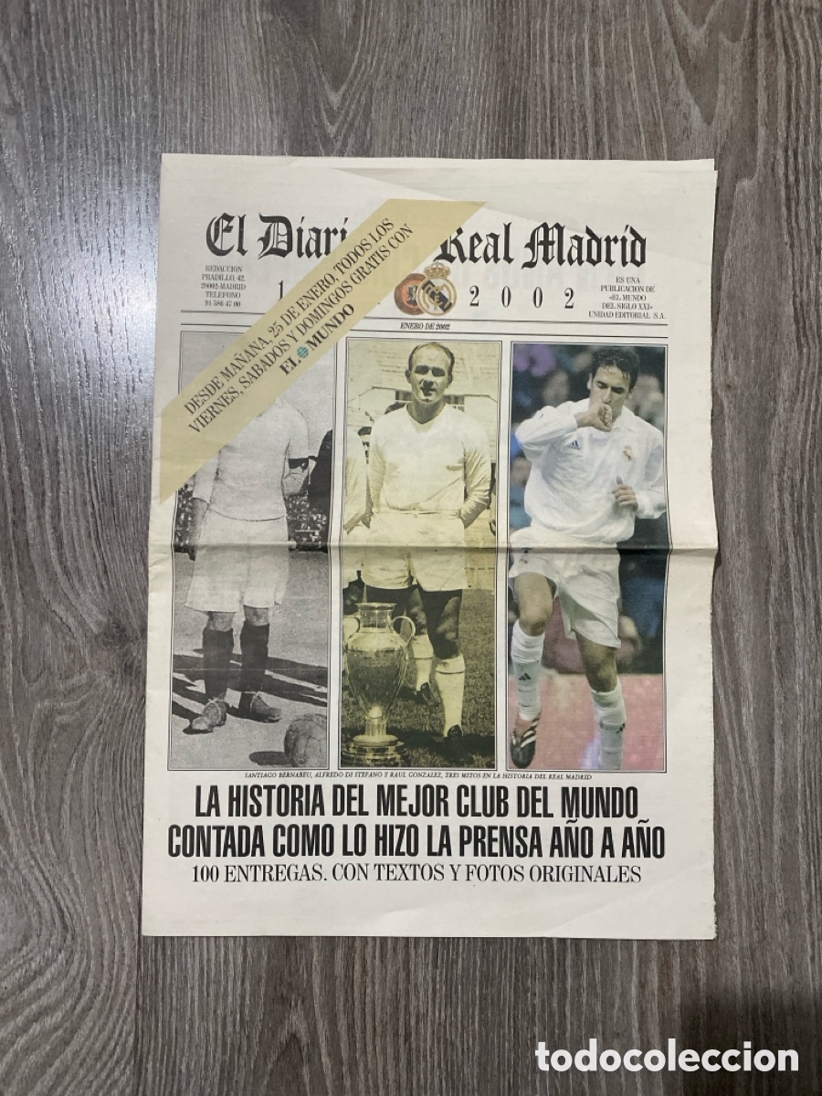 Coleccionismo de Revistas y Peri&oacute;dicos: N&uacute;mero revista &ldquo;el diario Del Real Madrid&rdquo; del mundo