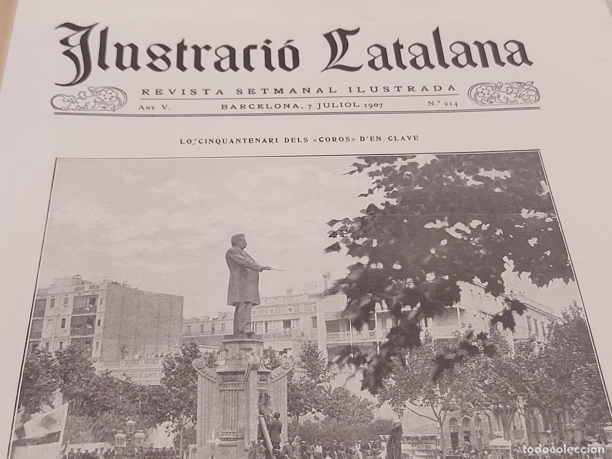 Coleccionismo de Revistas y Peri&oacute;dicos: A&Ntilde;O 1907 !! ILUSTRACI&Oacute; CATALANA / 214 / INTERESANTES ART&Iacute;CULOS Y FOTOGRAF&Iacute;AS / NUEVA