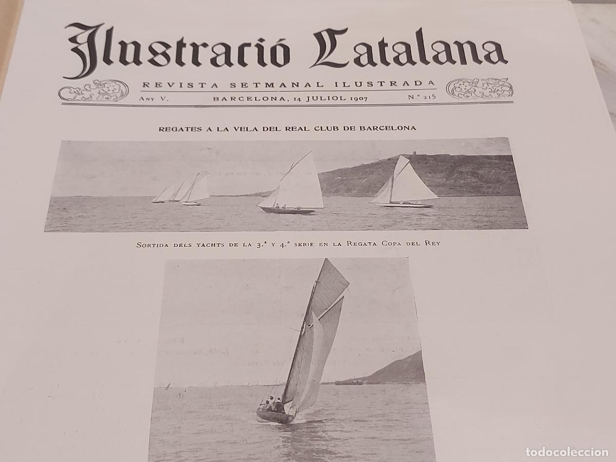 Coleccionismo de Revistas y Peri&oacute;dicos: A&Ntilde;O 1907 !! ILUSTRACI&Oacute; CATALANA / 215 / INTERESANTES ART&Iacute;CULOS Y FOTOGRAF&Iacute;AS / NUEVA