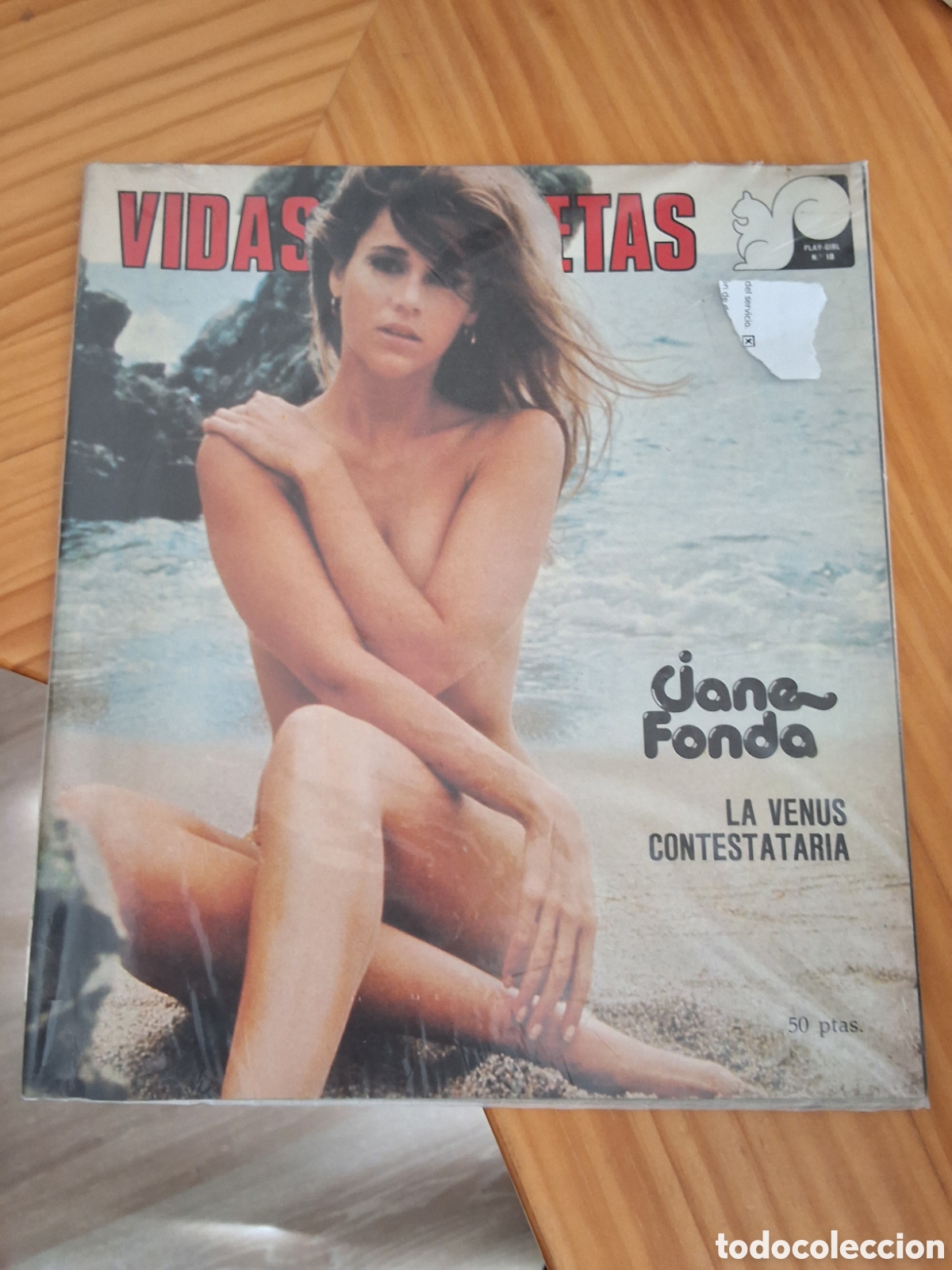 Colecionismo de Revistas e Jornais: Vidas secretas revista erotica monogr&aacute;fico Jane Fonda a&ntilde;o 1976