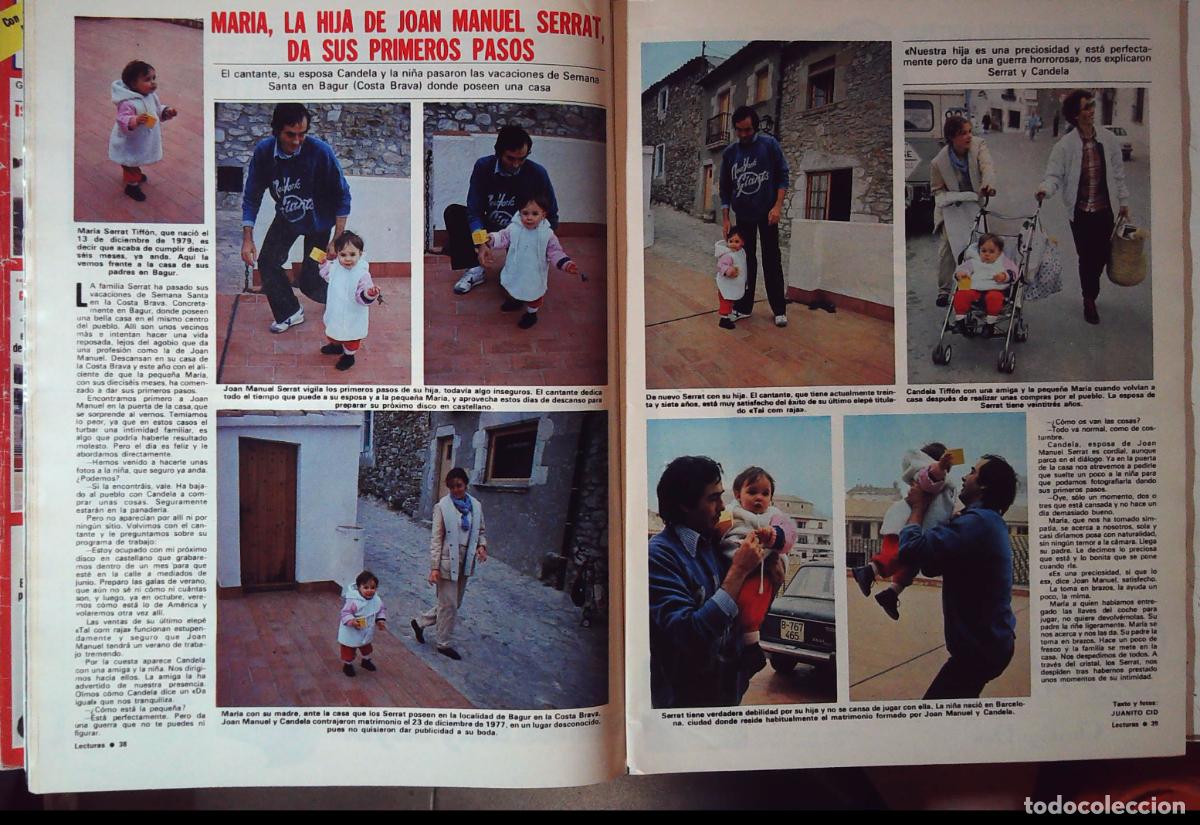 Coleccionismo de Revistas y Peri&oacute;dicos: SU HIJA MARIA JOAN MANUEL SERRAT