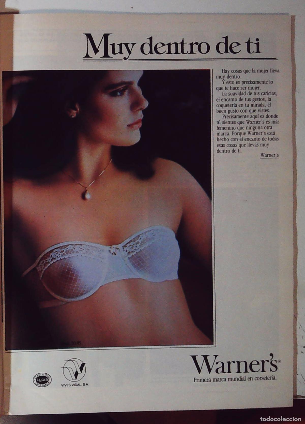 Coleccionismo de Revistas y Peri&oacute;dicos: WARNERS LENCERIA ANUNCIO PUBLICIDAD STARKERS
