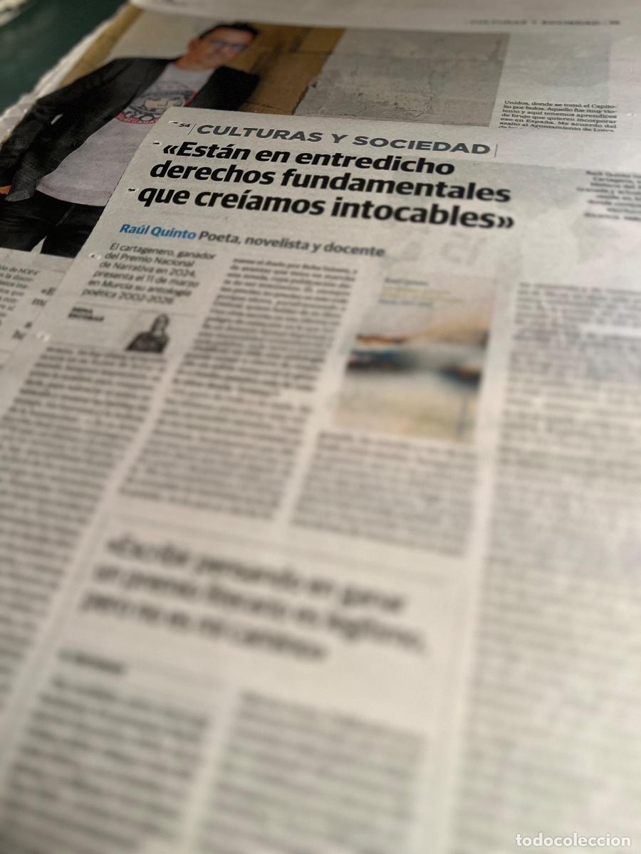 Coleccionismo de Revistas y Peri&oacute;dicos: RA&Uacute;L QUINTO. POES&Iacute;A. PREMIO NACIONAL DE NARRATIVA.