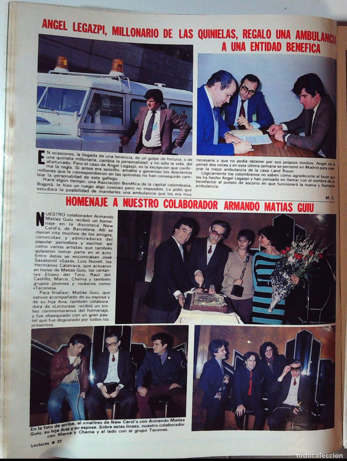 Coleccionismo de Revistas y Peri&oacute;dicos: ANGEL LEGAZPI MATIAS GUIU MARCE Y CHEMA TACONES SABINA