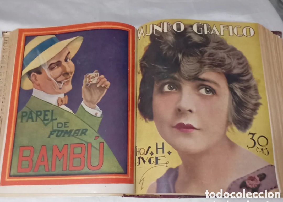 Sammeln von Zeitschriften und Zeitungen: MUNDO GRAFICO/TOMO CON 25 REVISTAS/n&deg;922 al n&deg;947(a&ntilde;o 1929)