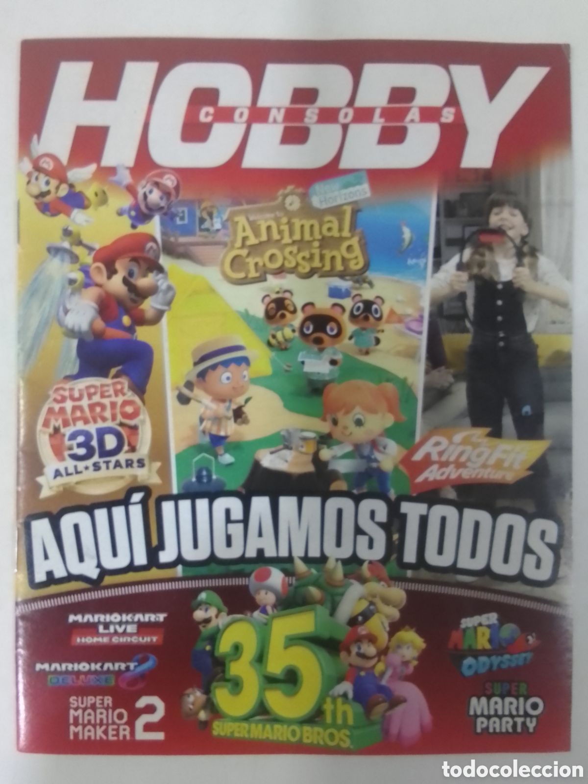 Coleccionismo de Revistas y Peri&oacute;dicos: Revista HOBBY CONSOLAS AQU&Iacute; JUGAMOS TODOS.