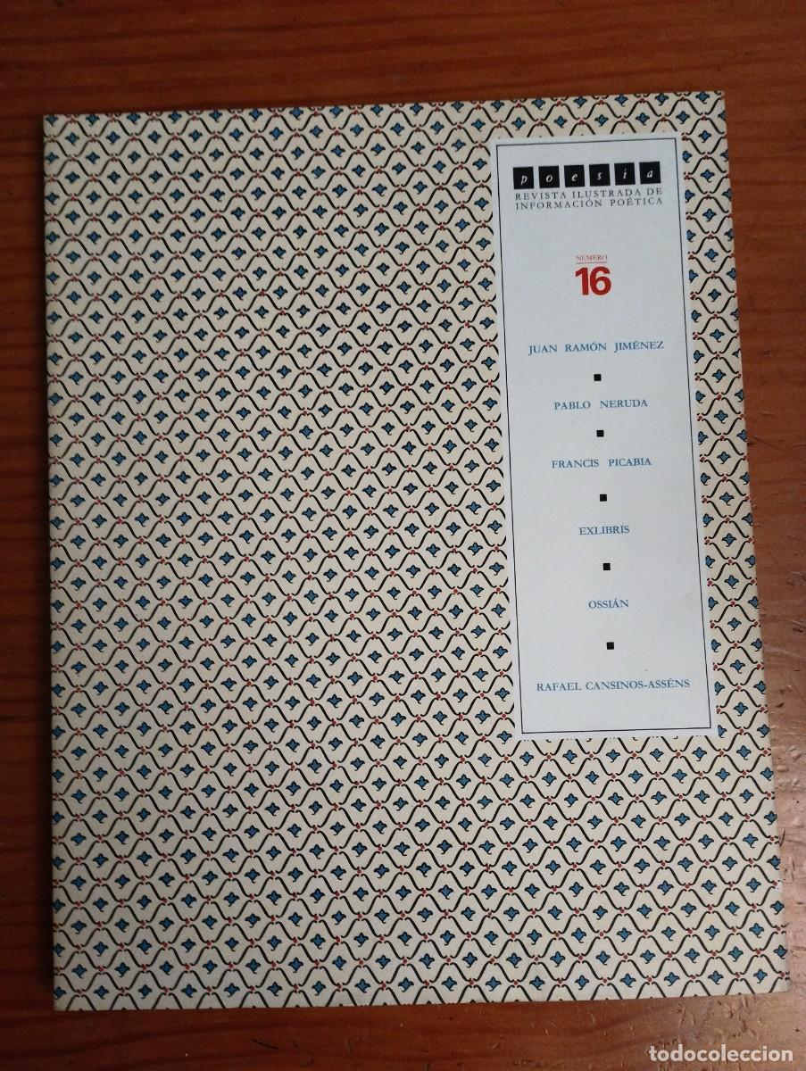 Coleccionismo de Revistas y Peri&oacute;dicos: Juan Ramon Jim&eacute;nez / POESIA REVISTA ILUSTRADA DE INFORMACI&Oacute;N PO&Eacute;TICA 16 / Oto&ntilde;o 1982