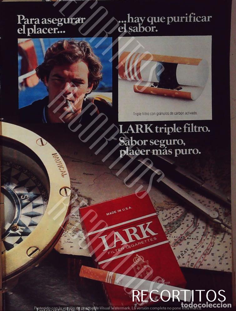 Colecionismo de Revistas e Jornais: LARK CIGARRILLOS ANUNCIO PUBLICIDAD