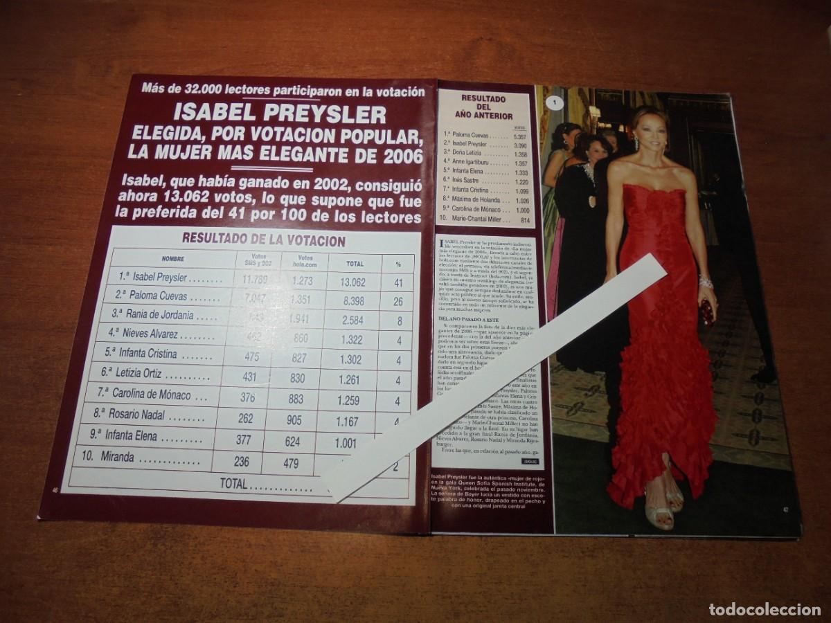 Coleccionismo de Revistas y Peri&oacute;dicos: CLIPPING 2007 MIRANDA, ISABEL PREYSLER, PALOMA CUEVAS, INFANTAS CRISTINA Y ELENA, LETICIA ORTIZ, RAN