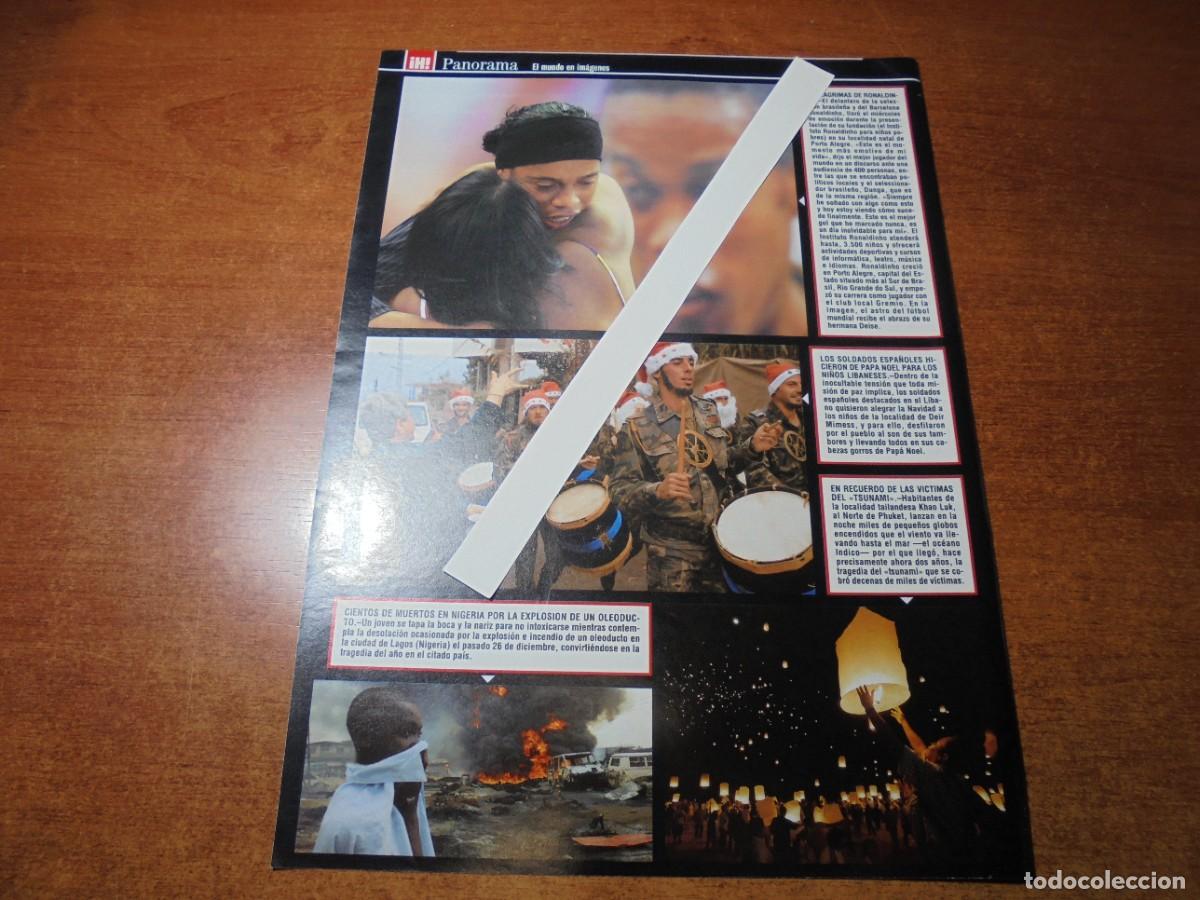 Coleccionismo de Revistas y Peri&oacute;dicos: CLIPPING 2007 SOLDADOS ESPA&Ntilde;OLES CELEBRAN LA NAVIDAD EN EL L&Iacute;BANO. RONALDINHO