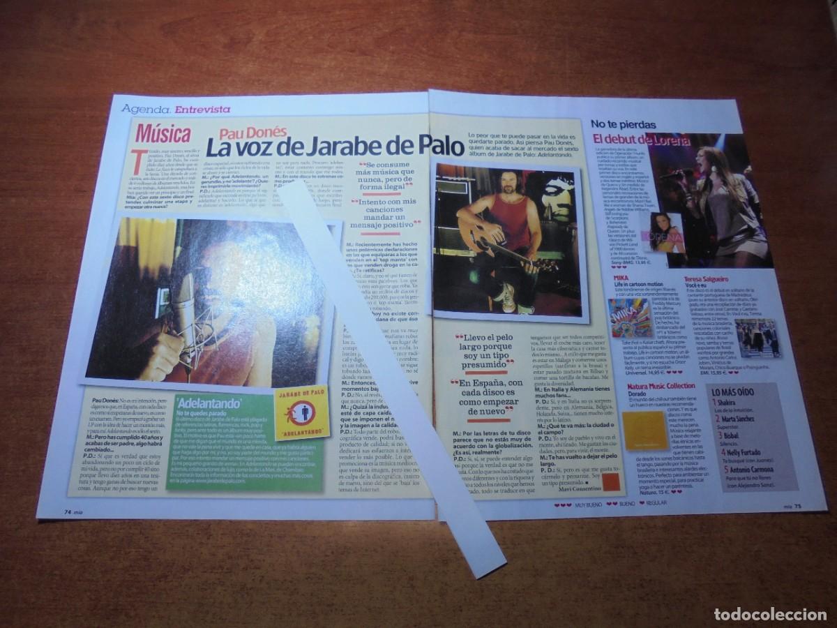 Sammeln von Zeitschriften und Zeitungen: CLIPPING 2007 PAU DON&Eacute;S, JARABE DE PALO // LORENA