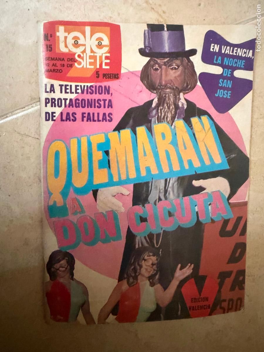 Sammeln von Zeitschriften und Zeitungen: Revista tele siete n.15