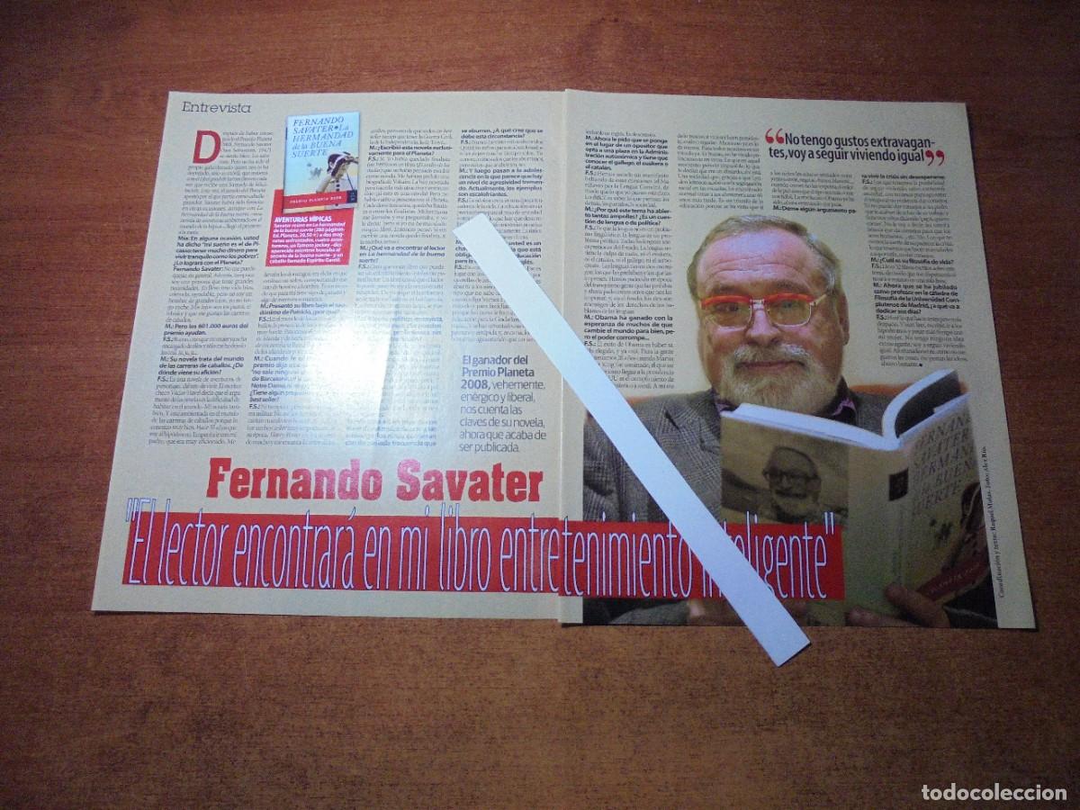 Coleccionismo de Revistas y Peri&oacute;dicos: RETAL 2008 FERNANDO SAVATER, ENTREVISTA.
