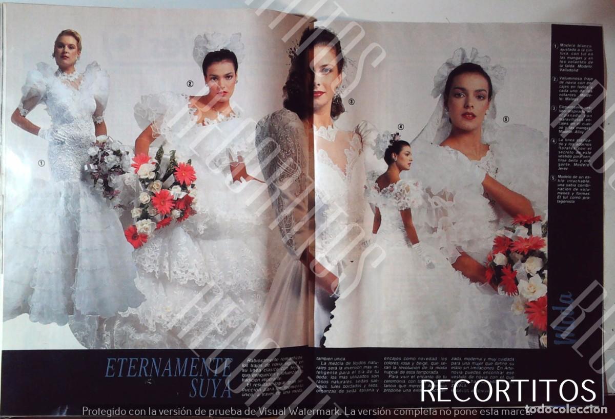 Coleccionismo de Revistas y Peri&oacute;dicos: EVA PEDRAZA MISS ESPA&Ntilde;A ARTENOVIA ARTE NOVIA BODAS
