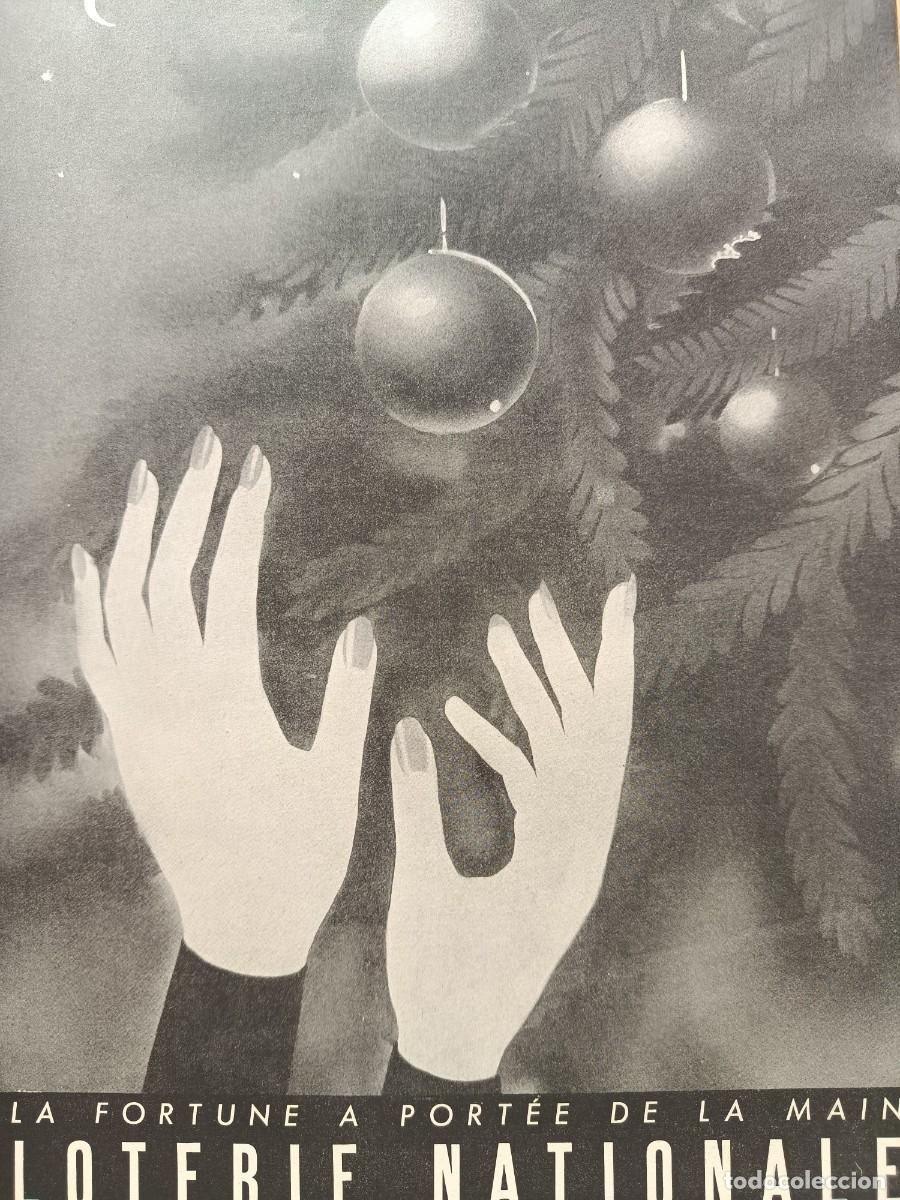 Coleccionismo de Revistas y Peri&oacute;dicos: 1941 Francia La Fortune a port&eacute;e de la Main Loterie Nationale. Loteria. Hoja publicidad revista